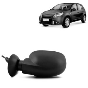 Retrovisor Logan Sandero 2007 2008 2009 2010 Com Controle Lado Esquerdo