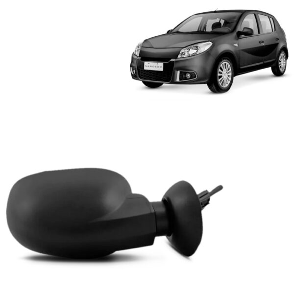 Retrovisor Logan Sandero 2007 2008 2009 2010 Com Controle Lado Direito