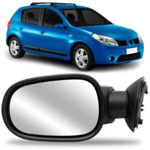Retrovisor Logan Sandero 2007 2008 2009 2010 Fixo Lado Esquerdo