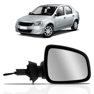 Retrovisor Logan Sandero 2011 2012 2013 Com Controle Grande Lado Direito