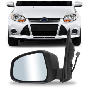 Retrovisor Focus 2009 A 2013 Elétr C Pisca Aquecedor Preto Lado Esquerdo