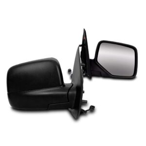 Retrovisor Ecosport 2003 A 2009 Eletrico Preto Texturizado Lado Esquerdo