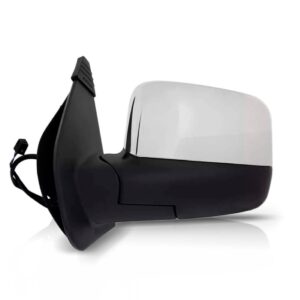 Retrovisor Ecosport 2003 Até 2009 Cromado Eletrico Lado Direito