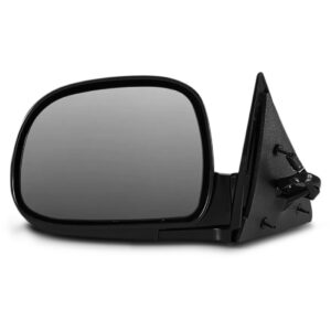 Retrovisor S10 1995 1996 97 98 1999 2000 Eletrico Preto Liso Lado Esquerdo