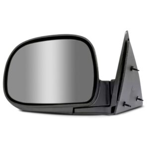 Retrovisor S10 1995 1996 1997 1998 1999 2000 Fixo Preto Liso Lado Esquerdo