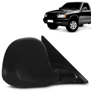 Retrovisor S10 1995 1996 1997 1998 1999 2000 Fixo Preto Liso Lado Direito
