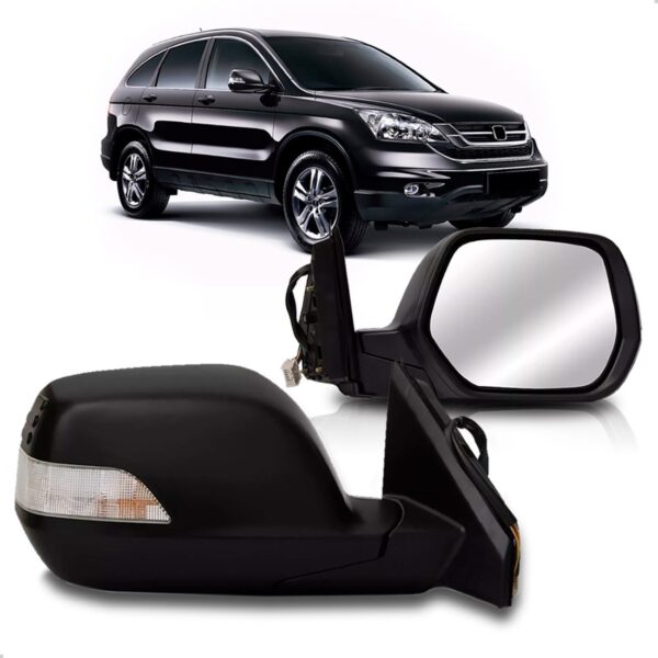 Retrovisor Crv 2007 A 2012 Eletrico Retratil C/ Sinaleira Lado Direito
