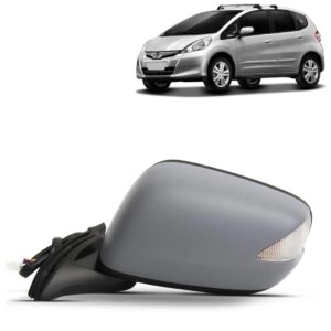 Retrovisor Eletrico C/ Sinaleira Fit 2009 A 2014 Primer Lado Esquerdo