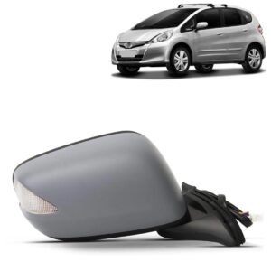 Retrovisor Eletrico C/ Sinaleira Fit 2009 A 2014 Primer Lado Direito