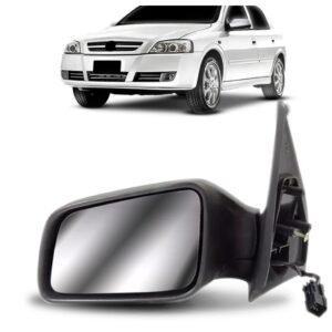 Retrovisor Astra 1998 A 2012 Elétrico Capa Preta Lado Esquerdo