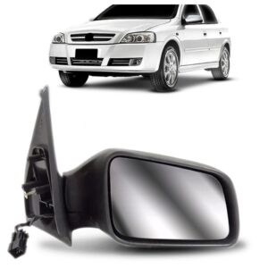 Retrovisor Astra 1998 A 2012 Elétrico Capa Preta Lado Direito