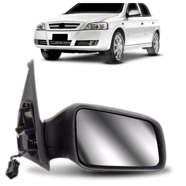Retrovisor Astra 1998 A 2012 Elétrico Capa Preta Lado Direito