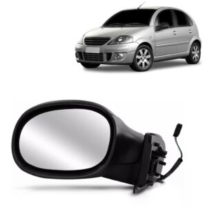 Retrovisor Eletrico Para Citroen C3 2003 Até 2012 Lado Esquerdo