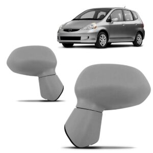 Retrovisor Fit 2003 04 05 A 2008 Primer Eletrico Sem Pisca Lado Esquerdo