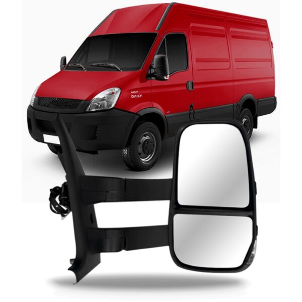 Retrovisor Para Iveco Daily 2008 A 2022 Elétrico Longo Lado Direito