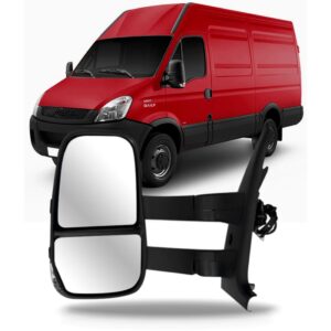 Retrovisor Para Iveco Daily 2008 A 2022 Elétrico Longo Lado Esquerdo