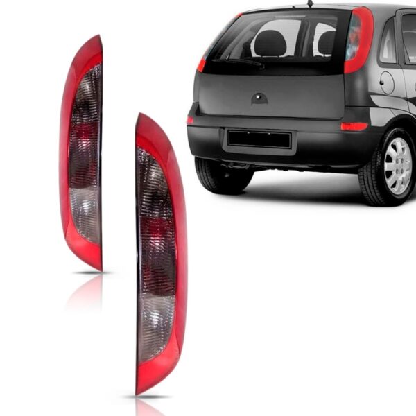Lanterna Traseira Corsa Hatch 2003 Até 2012 1ª Linha Direito/passageiro Bicolor