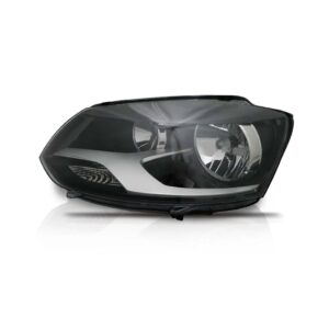 Farol Foco Duplo Fox 10 11 12 13 2014 Mascara Negra 1ª Linha - Esquerdo/motorista