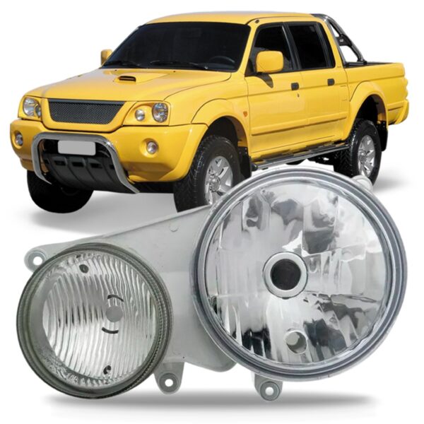 Farol L200 03/10 Pajero Sport 04/11 Foco Duplo 1ª Linha - Esquerdo/motorista