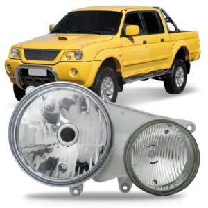 Farol L200 03/10 Pajero Sport 04/11 Foco Duplo 1ª Linha - Direito/passageiro