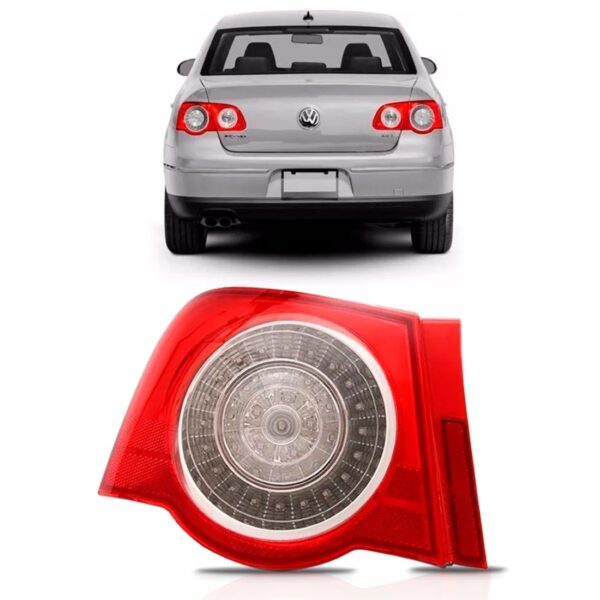 Sinaleira Traseira Passat 2006 2007 2008 09 2010 Sedan C/led Lado Esquerdo