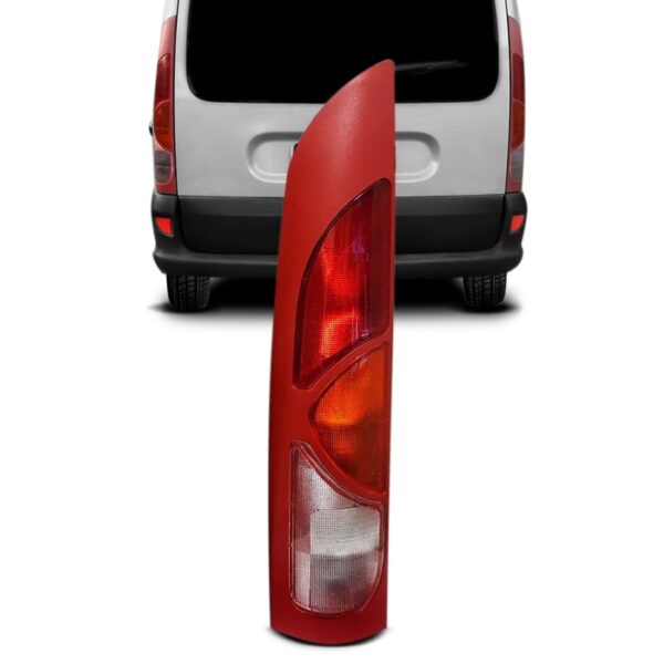 Lanterna Traseira Kangoo 1997 A 2006 Vermelha Lado Esquerdo