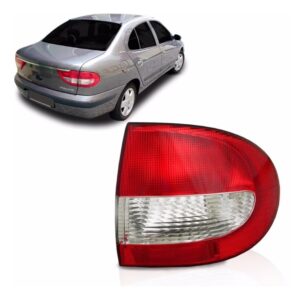 Lanterna Megane 2000 A 2005 Traseira Sedan Lado Esquerdo Esquerdo Vermelho