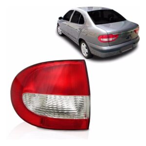 Lanterna Megane 2000 A 2005 Traseira Sedan Lado Direito Direito Vermelho