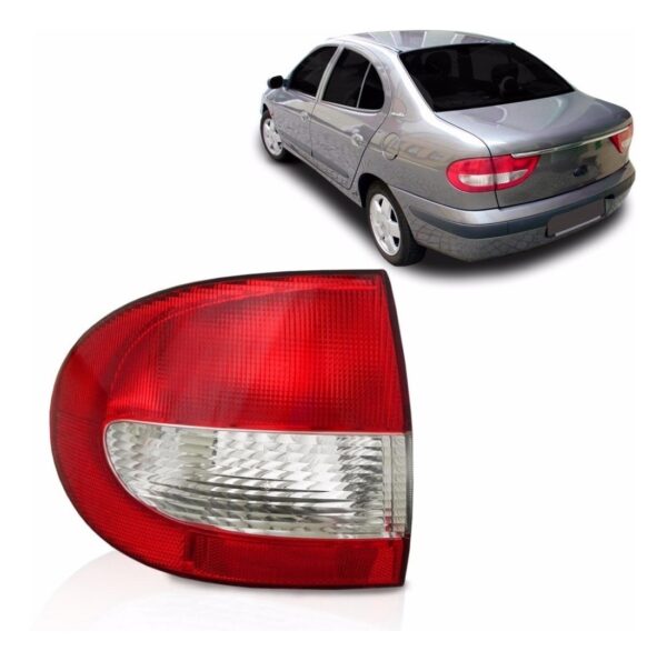 Lanterna Megane 2000 A 2005 Traseira Sedan Lado Direito Direito Vermelho
