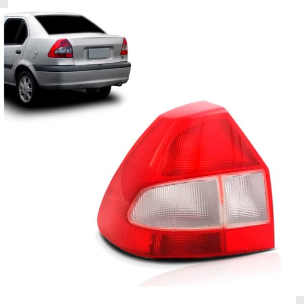 Lanterna Traseira Fiesta Sedan 2001 2002 2003 Bicolor Lado Esquerdo