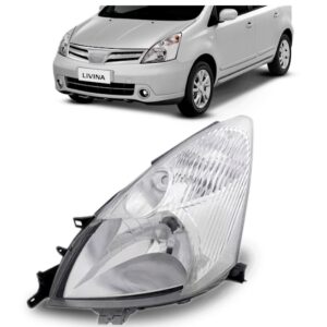 Farol Livina 2009 2010 2011 2012 2013 2014 1ª Linha - Esquerdo/motorista