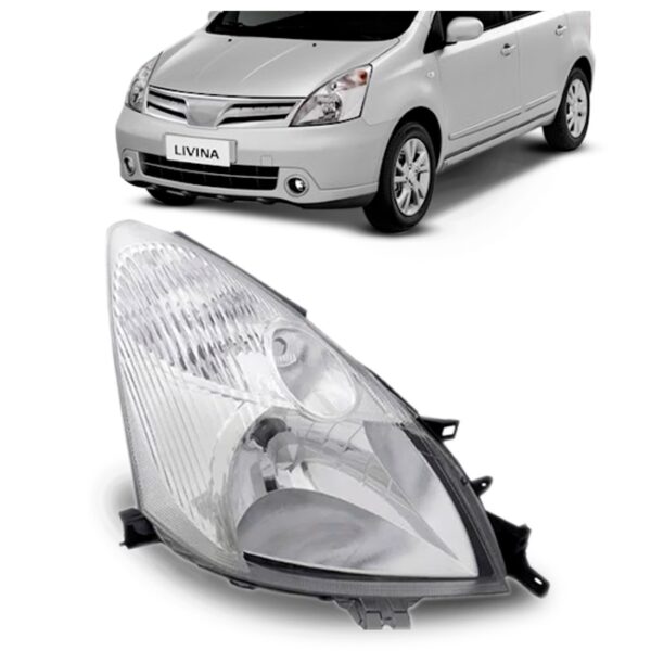 Farol Livina 2009 2010 2011 2012 2013 2014 1ª Linha - Direito/passageiro