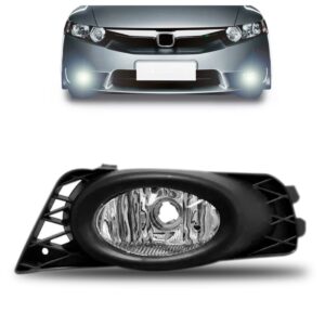 Farol Milha Auxiliar Civic 09 2010 2011 Com Moldura 1ª Linha - - Esquerdo Motorista