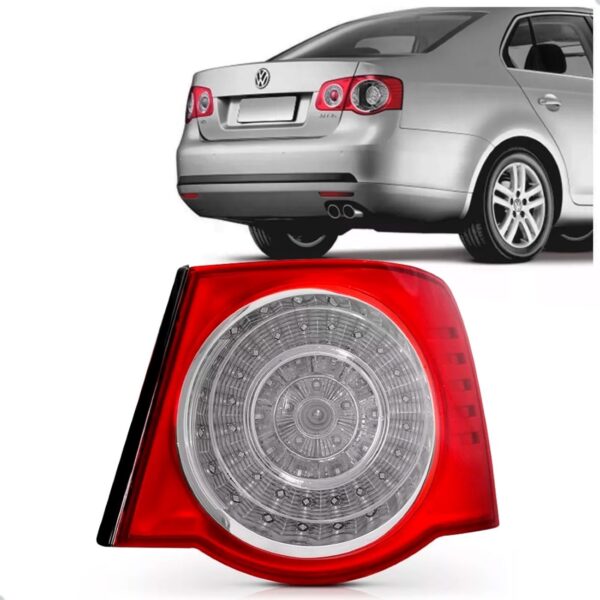 Lanterna Traseira Jetta 07 08 2009 2010 Canto Sedan 1ª Linha Direito