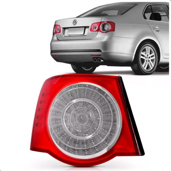 Lanterna Traseira Jetta 2007 2008 2009 2010 Canto Sedan Lado Esquerdo