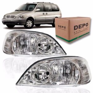 Farol Carnival 2002 A 2004 Foco Duplo 1ª Linha Esquerdo/motorista