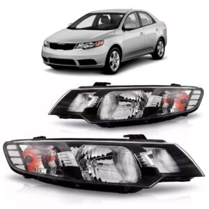 Farol Cerato 09 2010 2011 2012 2013 Manual/eletrico 1ª Linha Esquerdo/motorista