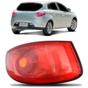 Lanterna Traseira Bravo 2011 2012 2013 2014 Toda Vermelha Lado Direito