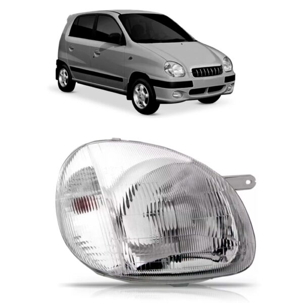 Farol Hyundai Atos 1998 1999 2000 Elétrico 1ª Linha - Direito/passageiro
