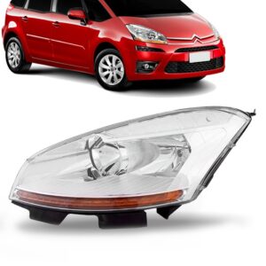 Farol Citroen C4 Grand Picasso 2008 09 2010 2011 2012 Ambar. Lado Esquerdo