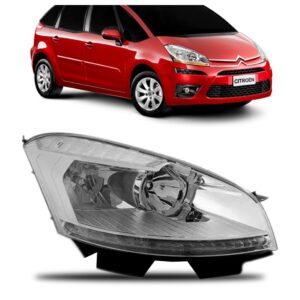 C4 Grand Picasso 08 09 A 12 Farol Elétrico Sinaleira Cristal Lado Direito
