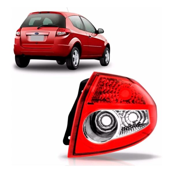 Lanterna Traseira Ka 2008 2009 2010 2011 2012 Bicolor Lado Direito