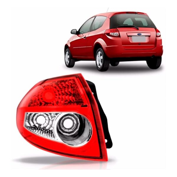 Lanterna Traseira Ka 2008 2009 2010 2011 2012 Bicolor Lado Esquerdo