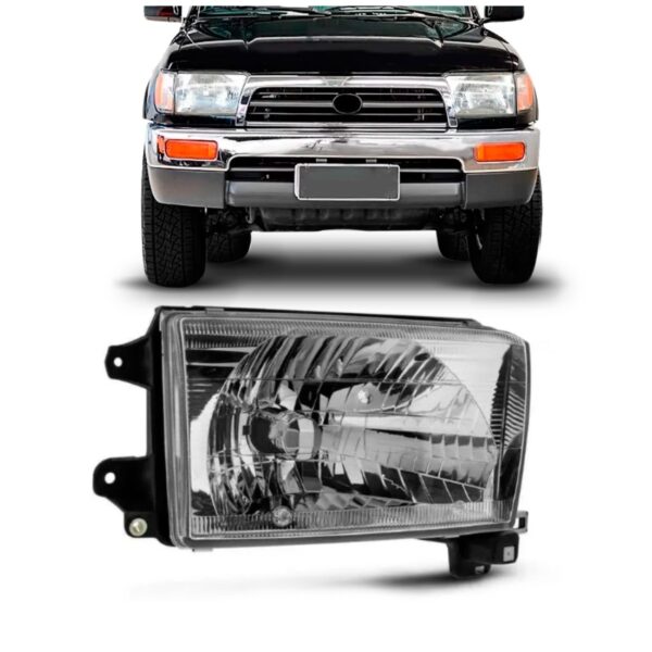 Farol Hilux Sw4 1999 2000 2001 2002 2003 2004 1ª Linha Esquerdo/motorista