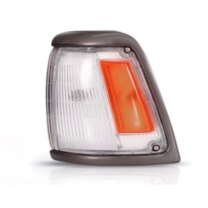 Sinaleira Dianteira Hilux 4x2 1992 A 2001 Aro Cinza Lado Esquerdo