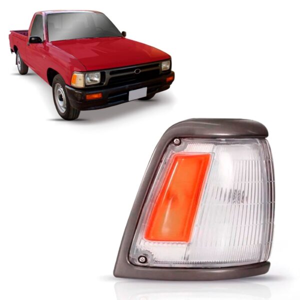 Sinaleira Dianteira Hilux 4x2 1992 A 2001 Aro Cinza Lado Direito