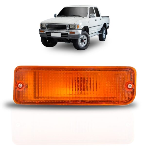 Pisca Seta Parachoque Hilux 1992 À 2001 Lado Esquerdo