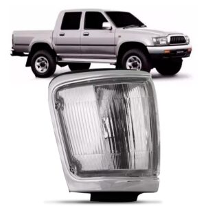 Sinaleira Hilux Sw4 1992 93 94 95 1996 Cristal Com Cromado Lado Direito