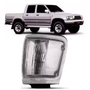 Sinaleira Hilux Sw4 1992 93 94 95 1996 Cristal Com Cromado Lado Esquerdo