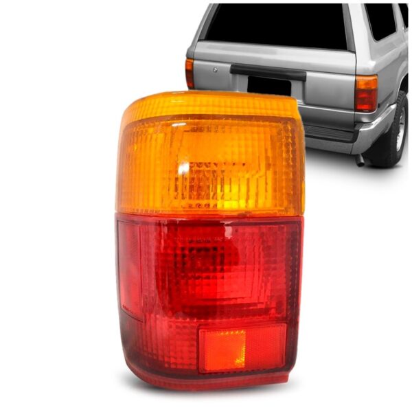 Sinaleira Traseira Hilux Sw4 1992/1995 Rubi/âmbar Gasolina Lado Esquerdo